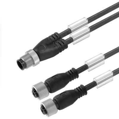 Weidmüller SAIL-ZW-M8BG-3-3.0V, Câble + prise électronique - Publicité Weidmüller SAIL-ZW-M8BG-3-3.0V, Câble + prise électronique - Publicité
