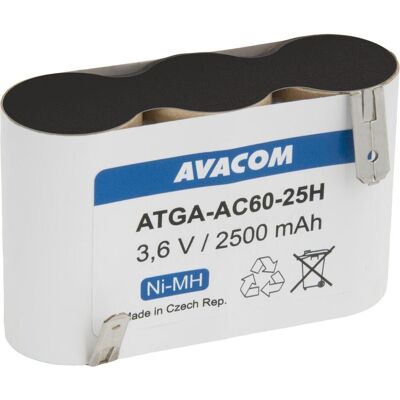 Avacom Accu 60 Ni-Mh 3,6V 2500Mah (2500 mAh), Batteries + piles - Publicité Avacom Accu 60 Ni-Mh 3,6V 2500Mah (2500 mAh), Batteries + piles - Publicité