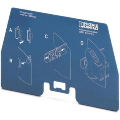 Phoenix Contact PT-IQ-EX-H-PP - Plaque de séparation pour rails - Publicité Phoenix Contact PT-IQ-EX-H-PP - Plaque de séparation pour rails - Publicité