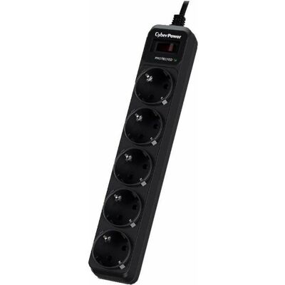 Cyberpower, Multiprise, B0520SC0-EN (5x, CEE 7/3, 1.80 m) - Publicité Cyberpower, Multiprise, B0520SC0-EN (5x, CEE 7/3, 1.80 m) - Publicité