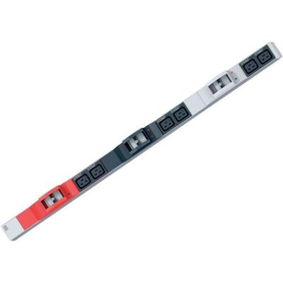Bachmann, Multiprise, IT PDU ALU 0U 6x C19 6x disjoncteur CEE 3x32A rouge (6x, 3 m) - Publicité Bachmann, Multiprise, IT PDU ALU 0U 6x C19 6x disjoncteur CEE 3x32A rouge (6x, 3 m) - Publicité