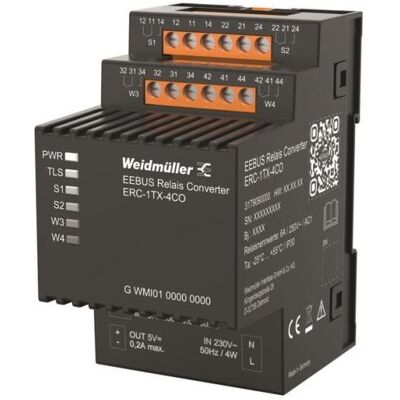 Weidmüller, Accessoires de contrôle, ERC-1TX-4CO Convertisseur de relais - Publicité Weidmüller, Accessoires de contrôle, ERC-1TX-4CO Convertisseur de relais - Publicité
