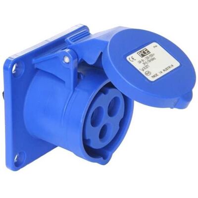 PCE, Prise de courant, Prise CEE en saillie Turbo Twist droite 230V 16A IP44 313-6TT - Publicité PCE, Prise de courant, Prise CEE en saillie Turbo Twist droite 230V 16A IP44 313-6TT - Publicité