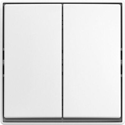 Busch-Jaeger Wippschalter AP, Bouton + interrupteur, Blanc - Publicité Busch-Jaeger Wippschalter AP, Bouton + interrupteur, Blanc - Publicité