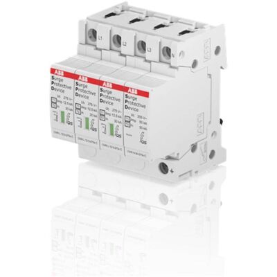 ABB Parafoudre - Type 1+2, 12.5kA, 230V/275V - Publicité ABB Parafoudre - Type 1+2, 12.5kA, 230V/275V - Publicité