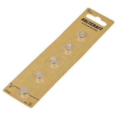 Voltcraft Knopfzelle LR 41 1.5 V 5 St. 35 mAh Alkali-Mangan VC-16108020 (5 pcs, 35 mAh), Batteries + piles - Publicité Voltcraft Knopfzelle LR 41 1.5 V 5 St. 35 mAh Alkali-Mangan VC-16108020 (5 pcs, 35 mAh), Batteries + piles - Publicité