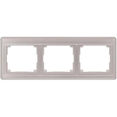 JUNG SL 5830 SI - Cadre 3 voies horizontal - Cadre d'interrupteur - Publicité JUNG SL 5830 SI - Cadre 3 voies horizontal - Cadre d'interrupteur - Publicité