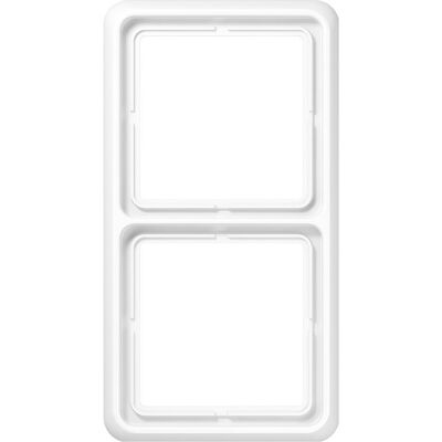 JUNG, Accessoires Gamme d'interrupteurs, JU CD500 2-fach Rahmen Alpinweiss, CD582WW - Publicité JUNG, Accessoires Gamme d'interrupteurs, JU CD500 2-fach Rahmen Alpinweiss, CD582WW - Publicité