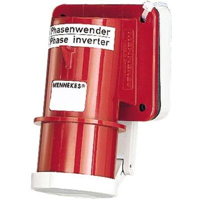 Mennekes, Prise + connecteur, MEN 21241 CEE prise en saillie 5x32A 400V 6h avec inverseur de phase (CEI 60309) - Publicité Mennekes, Prise + connecteur, MEN 21241 CEE prise en saillie 5x32A 400V 6h avec inverseur de phase (CEI 60309) - Publicité