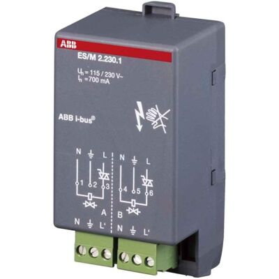 ABB ES/M 2.24.1 - Module de relais électrique - 2 canaux - Publicité ABB ES/M 2.24.1 - Module de relais électrique - 2 canaux - Publicité