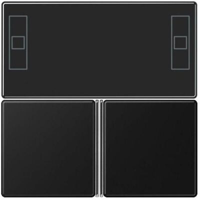 JUNG A4093TSASWM - Ensemble de boutons KNX - Module d'interrupteur - Publicité JUNG A4093TSASWM - Ensemble de boutons KNX - Module d'interrupteur - Publicité