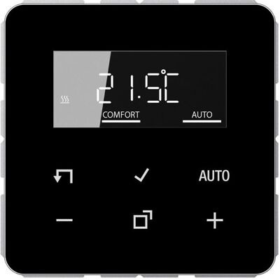 JUNG TRDCD1790SW, Thermostat, Noir - Publicité JUNG TRDCD1790SW, Thermostat, Noir - Publicité