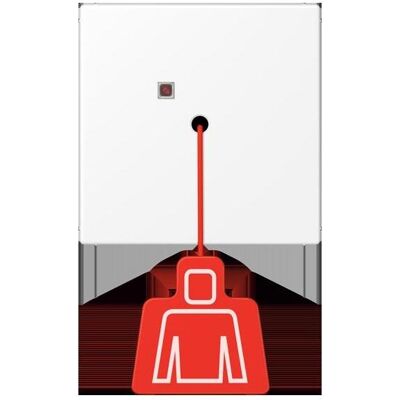 JUNG Bouton-poussoir à tirette, Bouton + interrupteur, Blanc - Publicité JUNG Bouton-poussoir à tirette, Bouton + interrupteur, Blanc - Publicité