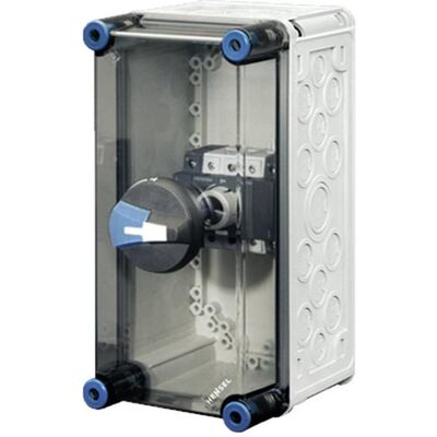 Boîtier de Commutation Hensel Mi 7103 - 3P, 63A, IP65 - Publicité Boîtier de Commutation Hensel Mi 7103 - 3P, 63A, IP65 - Publicité