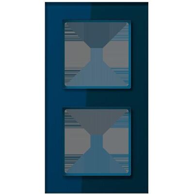 JUNG, Accessoires Gamme d'interrupteurs, AC582GLNB Cadre en verre 2f - Publicité JUNG, Accessoires Gamme d'interrupteurs, AC582GLNB Cadre en verre 2f - Publicité