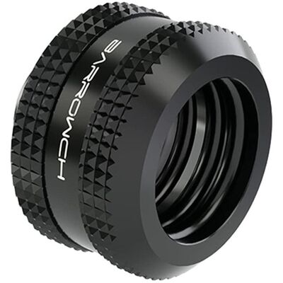 Barrow Raccord Hardtube 14mm, raccord G1/4" - noir, Raccord, Noir - Publicité Barrow Raccord Hardtube 14mm, raccord G1/4" - noir, Raccord, Noir - Publicité