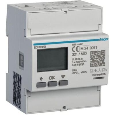 Hager, Compteur de courant, Compteur d'énergie - Publicité Hager, Compteur de courant, Compteur d'énergie - Publicité