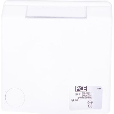 PCE 865-6v Prise de surface rouge 16A 5p 400V IP44 - Publicité PCE 865-6v Prise de surface rouge 16A 5p 400V IP44 - Publicité