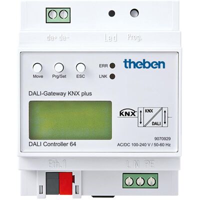 Theben, Installation électrique : petit matériel, Passerelle DALI KNX plus pour - Publicité Theben, Installation électrique : petit matériel, Passerelle DALI KNX plus pour - Publicité