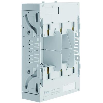 Hager, Fusible, HAG LT153U NH1 socle 3x250A (250 A) - Publicité Hager, Fusible, HAG LT153U NH1 socle 3x250A (250 A) - Publicité