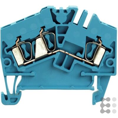 Weidmüller Borne de passage, Accessoires électroniques + boîtier, Bleu - Publicité Weidmüller Borne de passage, Accessoires électroniques + boîtier, Bleu - Publicité