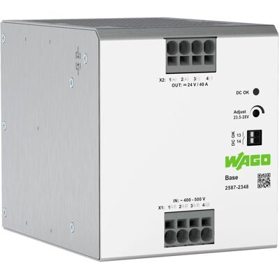 Wago, Distributeur de courant mobile, 2587-2348 Primär getaktete Stromversorgung Base 3-ph DC 24V 40 A - Publicité Wago, Distributeur de courant mobile, 2587-2348 Primär getaktete Stromversorgung Base 3-ph DC 24V 40 A - Publicité