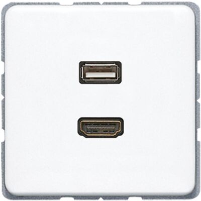 JUNG MACD1163WW - Prise multimédia HDMI USB - Prise Multimedia - Publicité JUNG MACD1163WW - Prise multimédia HDMI USB - Prise Multimedia - Publicité