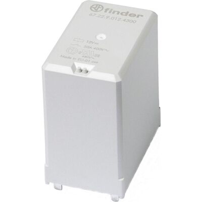 Finder 67.22.9.024.4300 Relais pour circuits imprimés - 24 V/DC 50 A 2 NO - Publicité Finder 67.22.9.024.4300 Relais pour circuits imprimés - 24 V/DC 50 A 2 NO - Publicité