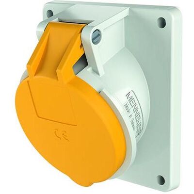 Mennekes, Prise de courant, MEN 1642 16A5p 4H110V Prise en saillie TwinCONTACT IP44 - Publicité Mennekes, Prise de courant, MEN 1642 16A5p 4H110V Prise en saillie TwinCONTACT IP44 - Publicité