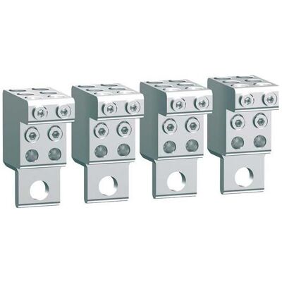 Hager HYS056H - Bloc de jonction 4 pôles Cu/Al - 160mm - Publicité Hager HYS056H - Bloc de jonction 4 pôles Cu/Al - 160mm - Publicité