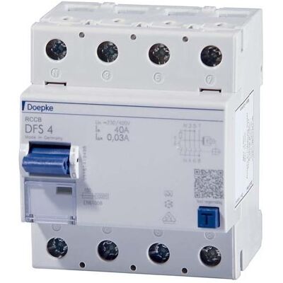 Doepke - DFS4 125-4/0,50-A - Residual current circuit breaker - Publicité Doepke - DFS4 125-4/0,50-A - Residual current circuit breaker - Publicité
