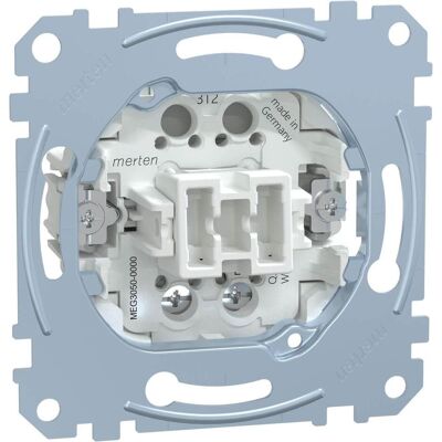 Merten Bouton-poussoir unipolaire 10A 250V MEG3050-0000, Bouton + interrupteur, Gris - Publicité Merten Bouton-poussoir unipolaire 10A 250V MEG3050-0000, Bouton + interrupteur, Gris - Publicité