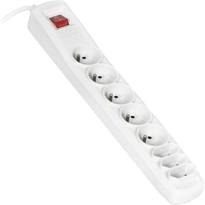 Activejet, Multiprise, APN-8G/1 5M-GR Câble d'extension 8 sorties CA Indoor Gris (8x, PECO 7/5, 1.50 m) - Publicité Activejet, Multiprise, APN-8G/1 5M-GR Câble d'extension 8 sorties CA Indoor Gris (8x, PECO 7/5, 1.50 m) - Publicité