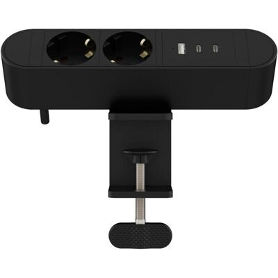 MicroConnect, Multiprise, Multi Desktop Power Socket 2 (2x, CEE 7/3, USB-A, USB-C, 1.80 m) - Publicité MicroConnect, Multiprise, Multi Desktop Power Socket 2 (2x, CEE 7/3, USB-A, USB-C, 1.80 m) - Publicité