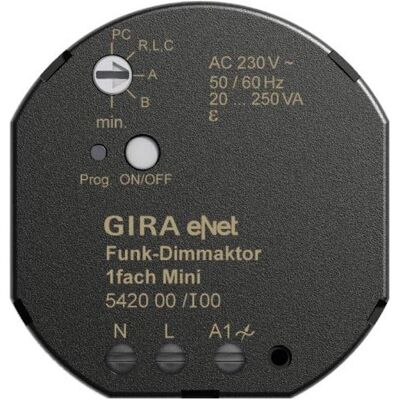 Gira Variateur sans fil 542000 - Dimmaktor - Publicité Gira Variateur sans fil 542000 - Dimmaktor - Publicité