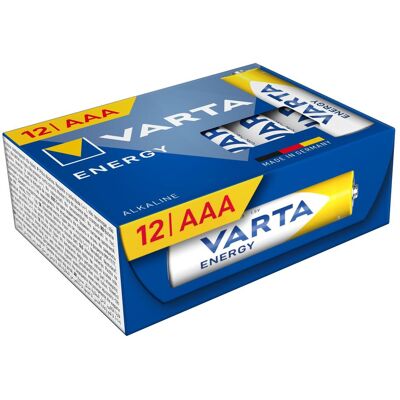Varta Energy AAA Cube12 (12 pcs, AAA, 1200 mAh), Batteries + piles - Publicité Varta Energy AAA Cube12 (12 pcs, AAA, 1200 mAh), Batteries + piles - Publicité