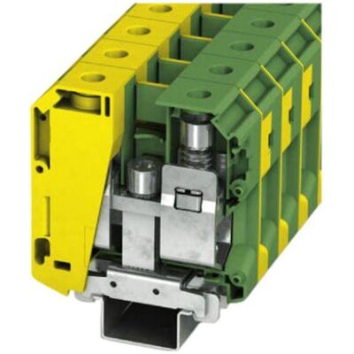 Contact Phoenix - Contactez l'appareil du conducteur de protection 16 - 70qmm vert/jaune UKH 70-pe/S, Câble + prise électronique, Vert, Jaune - Publicité Contact Phoenix - Contactez l'appareil du conducteur de protection 16 - 70qmm vert/jaune UKH 70-pe/S, Câble + prise électronique, Vert, Jaune - Publicité
