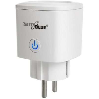 Prise intelligente WiFi GreenBlue - 3680W, Alexa/Google/Siri - Publicité Prise intelligente WiFi GreenBlue - 3680W, Alexa/Google/Siri - Publicité
