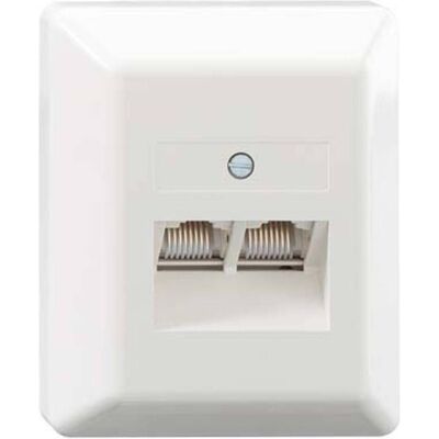 Rutenbeck - UAE-Cat6Aiso8/8UAprw - Blanc - 2x8 - Cat6A outlet - Publicité Rutenbeck - UAE-Cat6Aiso8/8UAprw - Blanc - 2x8 - Cat6A outlet - Publicité