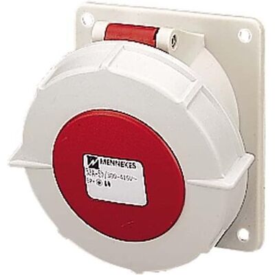 Mennekes, Prise de courant, MEN 2317 32A7P 6H400V Prise en saillie IP67 HW/VN - Publicité Mennekes, Prise de courant, MEN 2317 32A7P 6H400V Prise en saillie IP67 HW/VN - Publicité