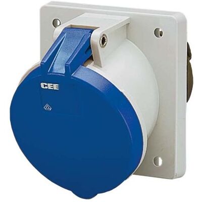 Mennekes, Prise de courant, MEN 1150A 63A4P 9H230V Prise en saillie TA IP44 - Publicité Mennekes, Prise de courant, MEN 1150A 63A4P 9H230V Prise en saillie TA IP44 - Publicité