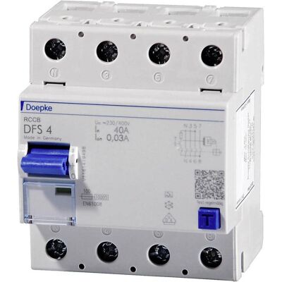 Doepke DFS4 080-4/0,30-A Disjoncteur différentiel - Residual Current Circuit Breaker - Publicité Doepke DFS4 080-4/0,30-A Disjoncteur différentiel - Residual Current Circuit Breaker - Publicité