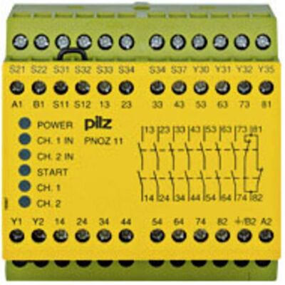 Pilz PNOZ 11 - Relais de sécurité - 230-240VAC 24VDC - Approbation UL - Publicité Pilz PNOZ 11 - Relais de sécurité - 230-240VAC 24VDC - Approbation UL - Publicité