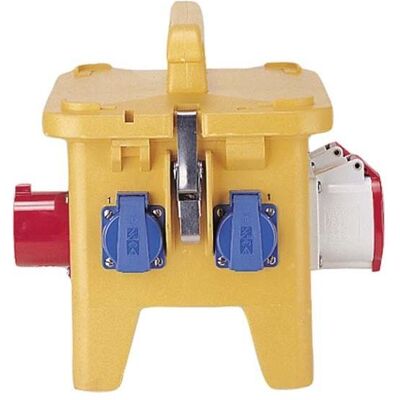 Mennekes, Distributeur de chantier, MEN 70276 EVERGUM Répartiteur 2xCEE16 1xCEE32 4xSchuko (4x, CEE 16/5, CEE 32/5, CEE 7/4) - Publicité Mennekes, Distributeur de chantier, MEN 70276 EVERGUM Répartiteur 2xCEE16 1xCEE32 4xSchuko (4x, CEE 16/5, CEE 32/5, CEE 7/4) - Publicité