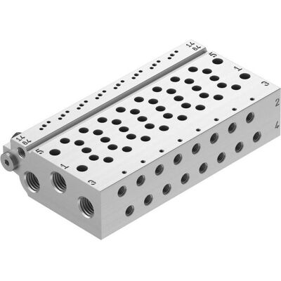 Festo, Technique de raccordement des tubes, VABM-L1-10W-G18-7 566587 Barrette de raccordement - Publicité Festo, Technique de raccordement des tubes, VABM-L1-10W-G18-7 566587 Barrette de raccordement - Publicité