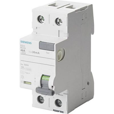 Siemens Disjoncteur, FI type 25A Npol. 00mA 230V 2TE - Publicité Siemens Disjoncteur, FI type 25A Npol. 00mA 230V 2TE - Publicité