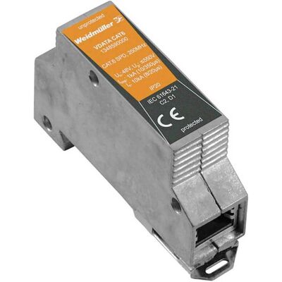 Protection contre la surtension VDATA CAT6 - RJ45, 5 kA, Montage rail - Publicité Protection contre la surtension VDATA CAT6 - RJ45, 5 kA, Montage rail - Publicité