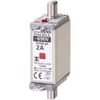 Siemens 3NA6812-6 32A Fusible - Système NH, 690V AC / 250V DC - Publicité Siemens 3NA6812-6 32A Fusible - Système NH, 690V AC / 250V DC - Publicité