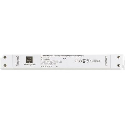 Sigor, Éclairage : accessoires, Alimentation POWERLINE Triac slim 60W 24V 330x30x19mm 2,5A IP20 - Publicité Sigor, Éclairage : accessoires, Alimentation POWERLINE Triac slim 60W 24V 330x30x19mm 2,5A IP20 - Publicité