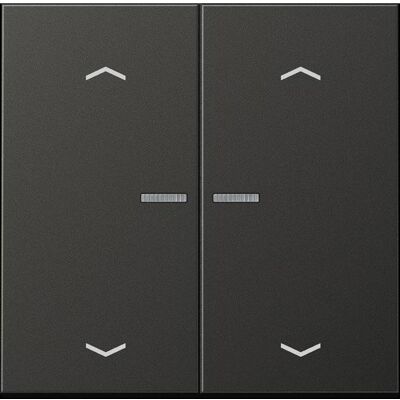 JUNG, Interrupteurs éclairage + volets électriques, BTAL17102PAN HOME Bouton-poussoir double - Publicité JUNG, Interrupteurs éclairage + volets électriques, BTAL17102PAN HOME Bouton-poussoir double - Publicité